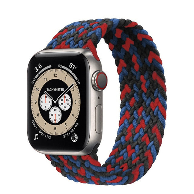 Strap For Apple watch band 44mm 40mm 38mm 42mm 44 mm accessories Nylon loop belt bracelet correa iWatch 3 4 5 SE 6 7 45mm 41mm