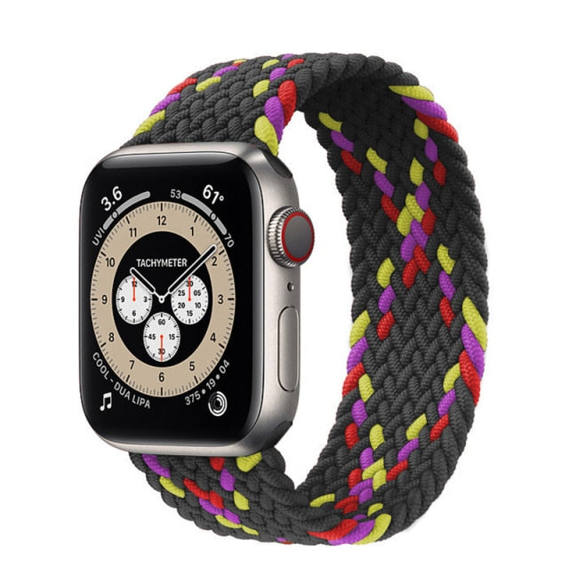 Strap For Apple watch band 44mm 40mm 38mm 42mm 44 mm accessories Nylon loop belt bracelet correa iWatch 3 4 5 SE 6 7 45mm 41mm