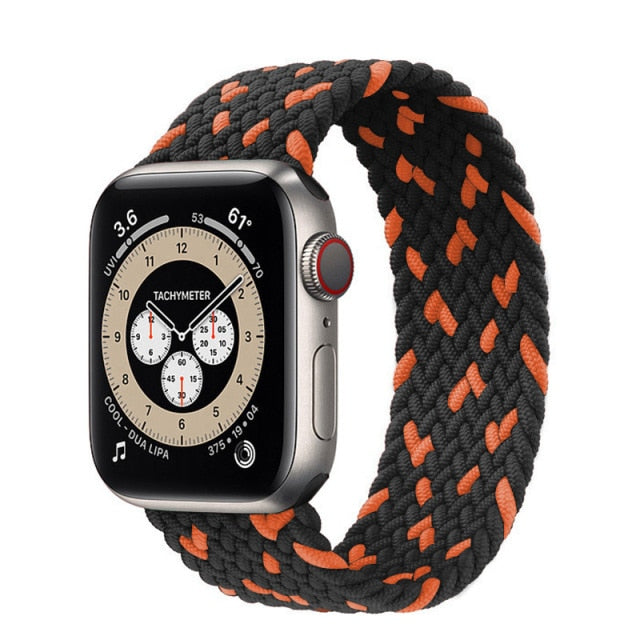 Strap For Apple watch band 44mm 40mm 38mm 42mm 44 mm accessories Nylon loop belt bracelet correa iWatch 3 4 5 SE 6 7 45mm 41mm