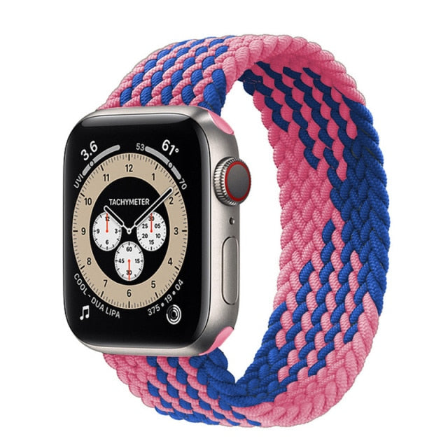 Strap For Apple watch band 44mm 40mm 38mm 42mm 44 mm accessories Nylon loop belt bracelet correa iWatch 3 4 5 SE 6 7 45mm 41mm