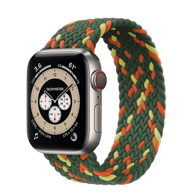 Strap For Apple watch band 44mm 40mm 38mm 42mm 44 mm accessories Nylon loop belt bracelet correa iWatch 3 4 5 SE 6 7 45mm 41mm